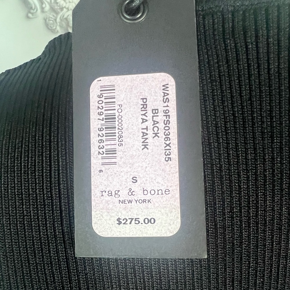 Rag & bone Priya Tank Black - Picture 5 of 5